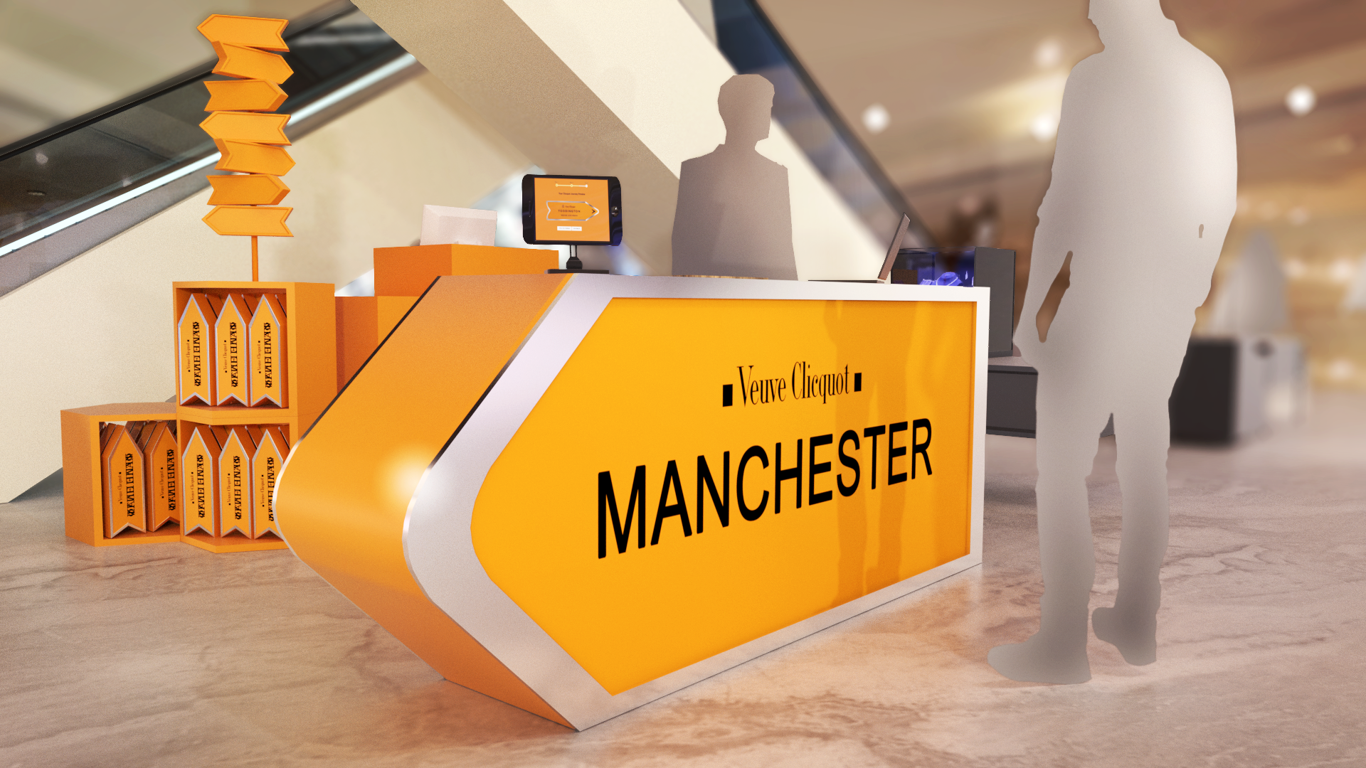 Manchester retail counter visualisation